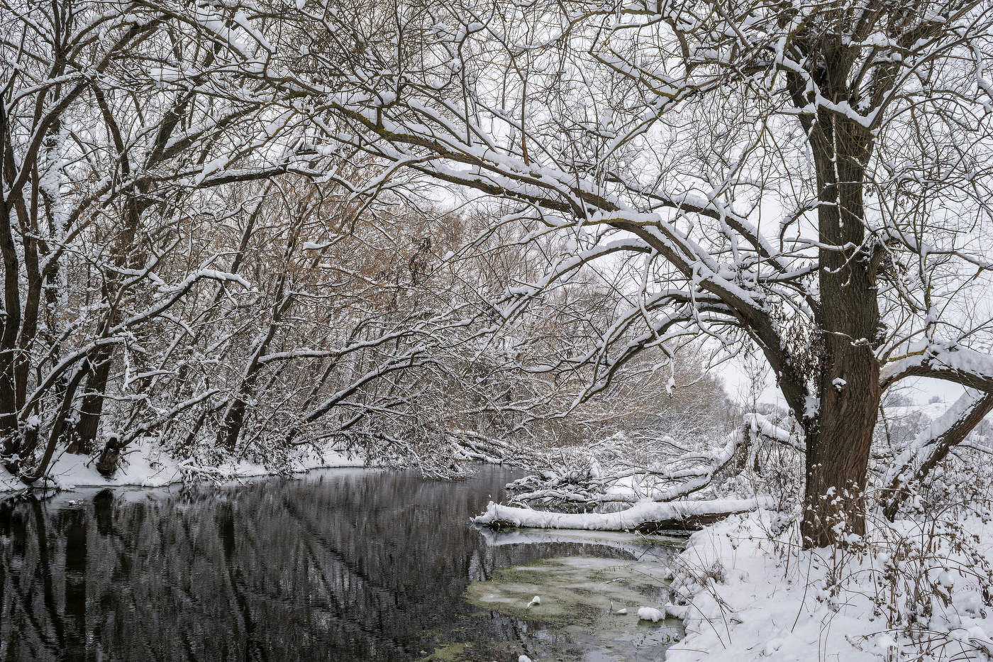 после снегопада