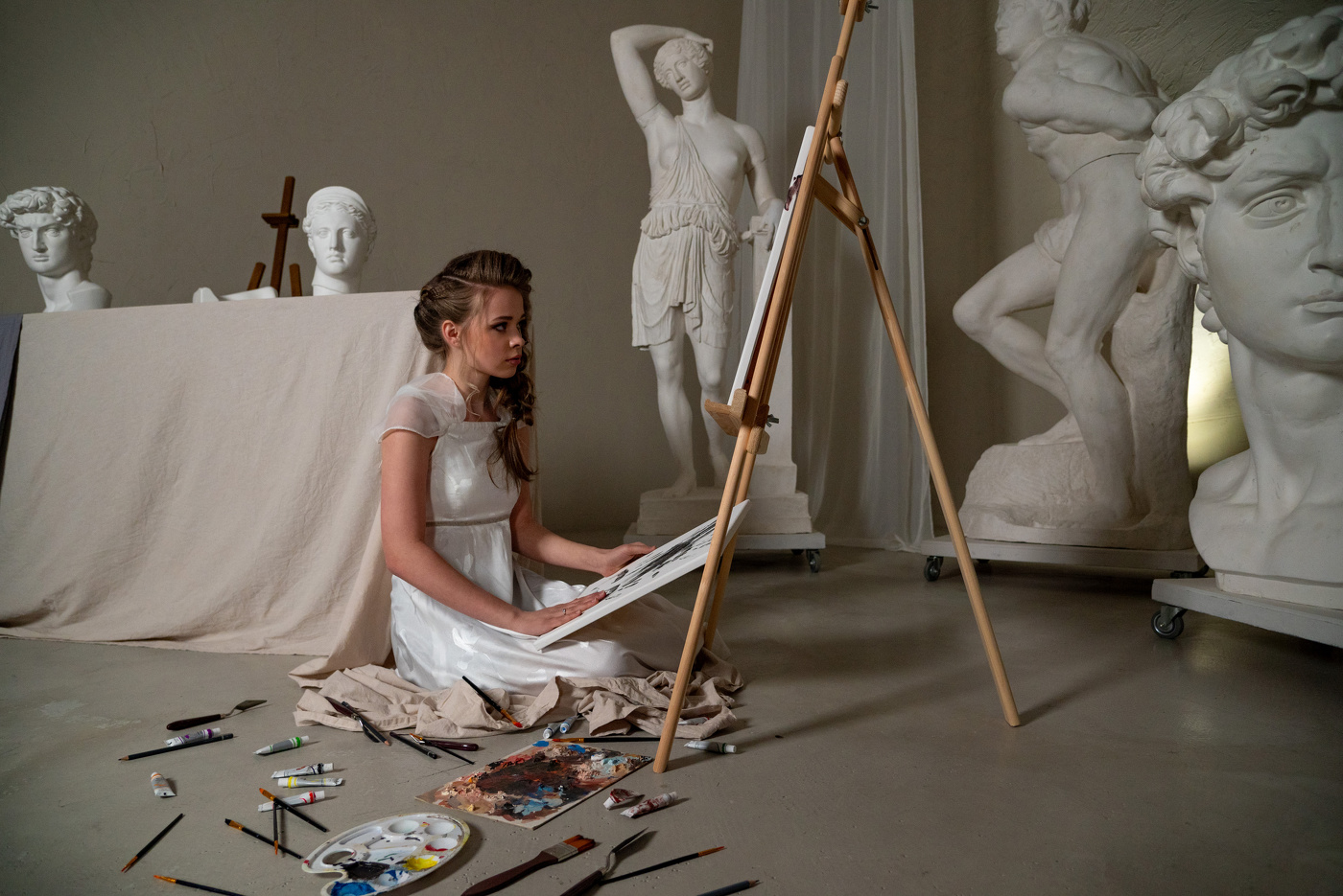 Живопись и скульптуры