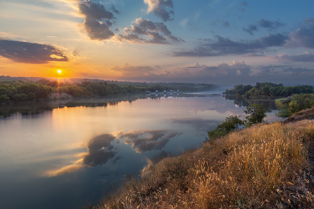 Утро у шлюза