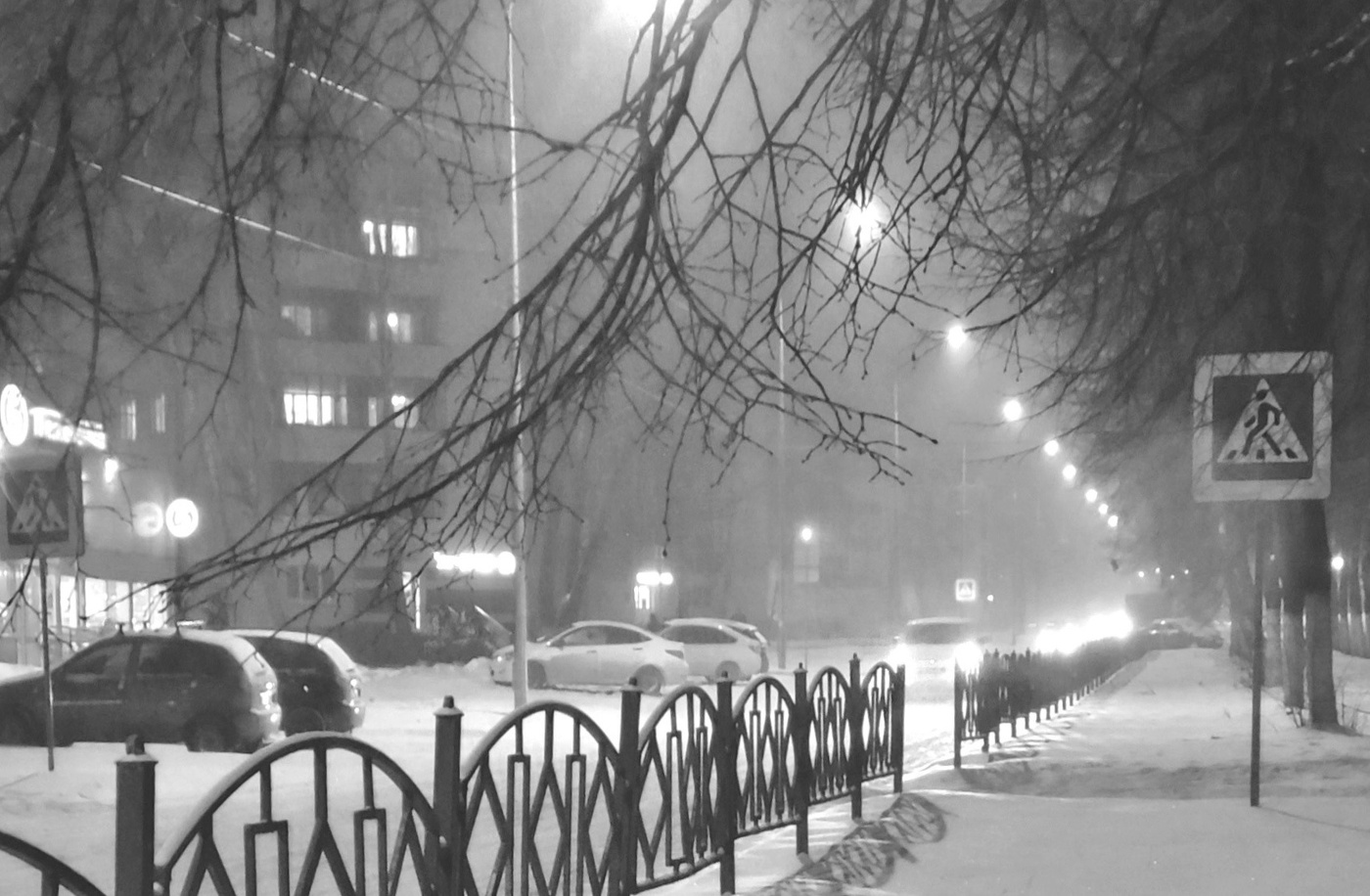 Вечер, метель