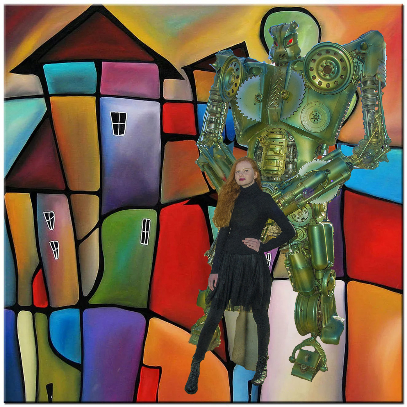 Оммаж. ,, Марго и Монстр живущий в городе Б."