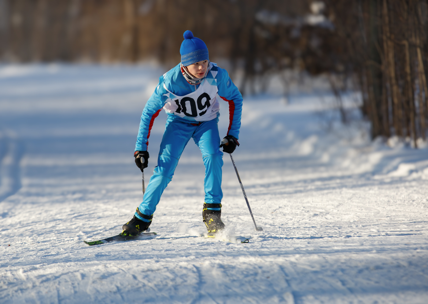 Соревнования по лыжным гонкам на призы газеты "Пионерская правда"