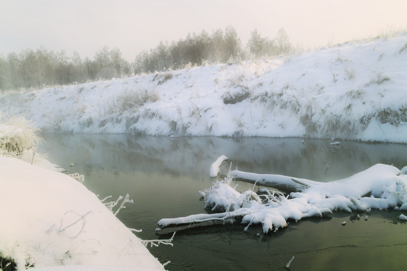 На зимней реке