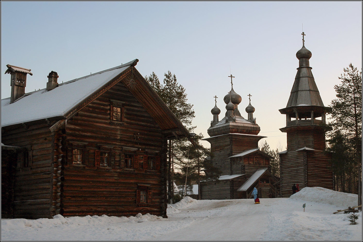 Малые Корелы в январе.