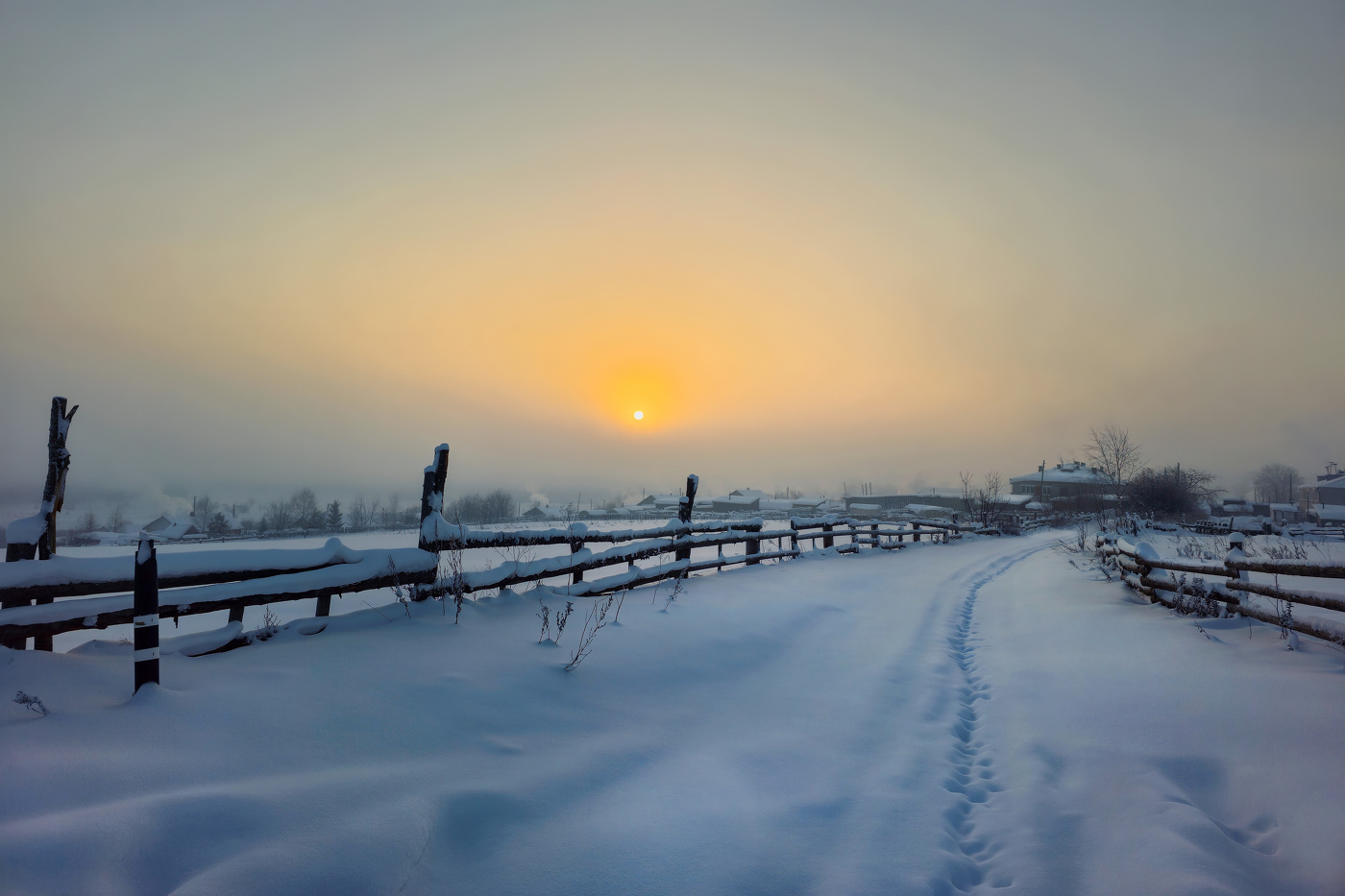 Чердынь. Утро морозное, ощутимое.