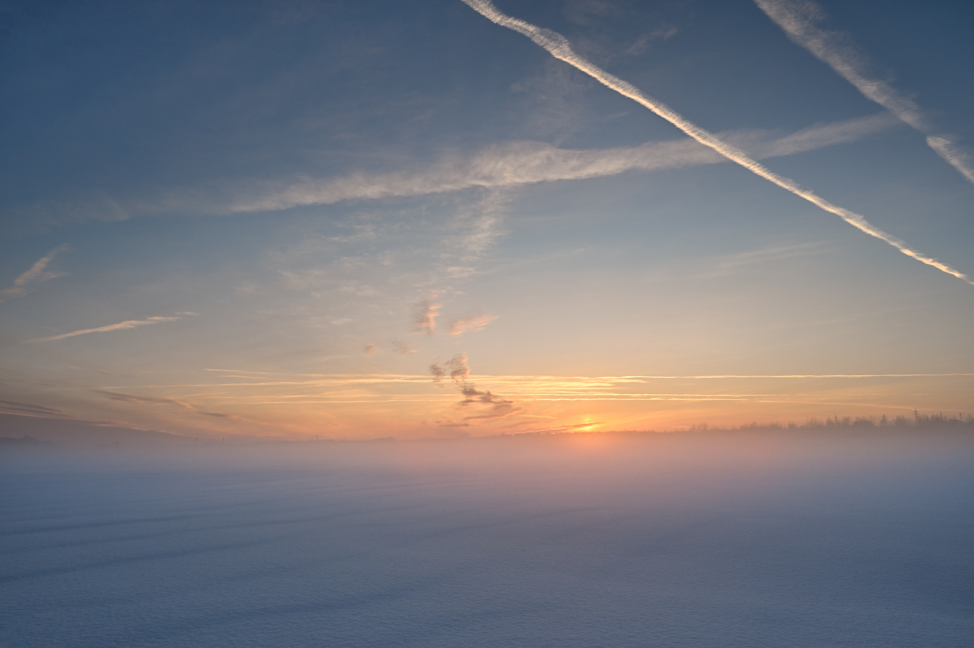 морозный вечер