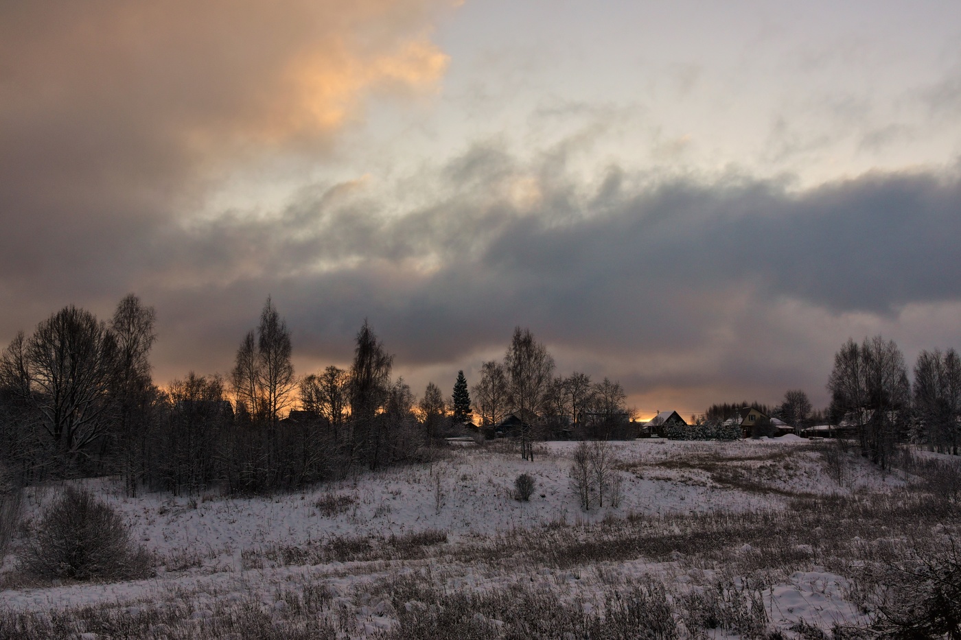 Вечерело ...