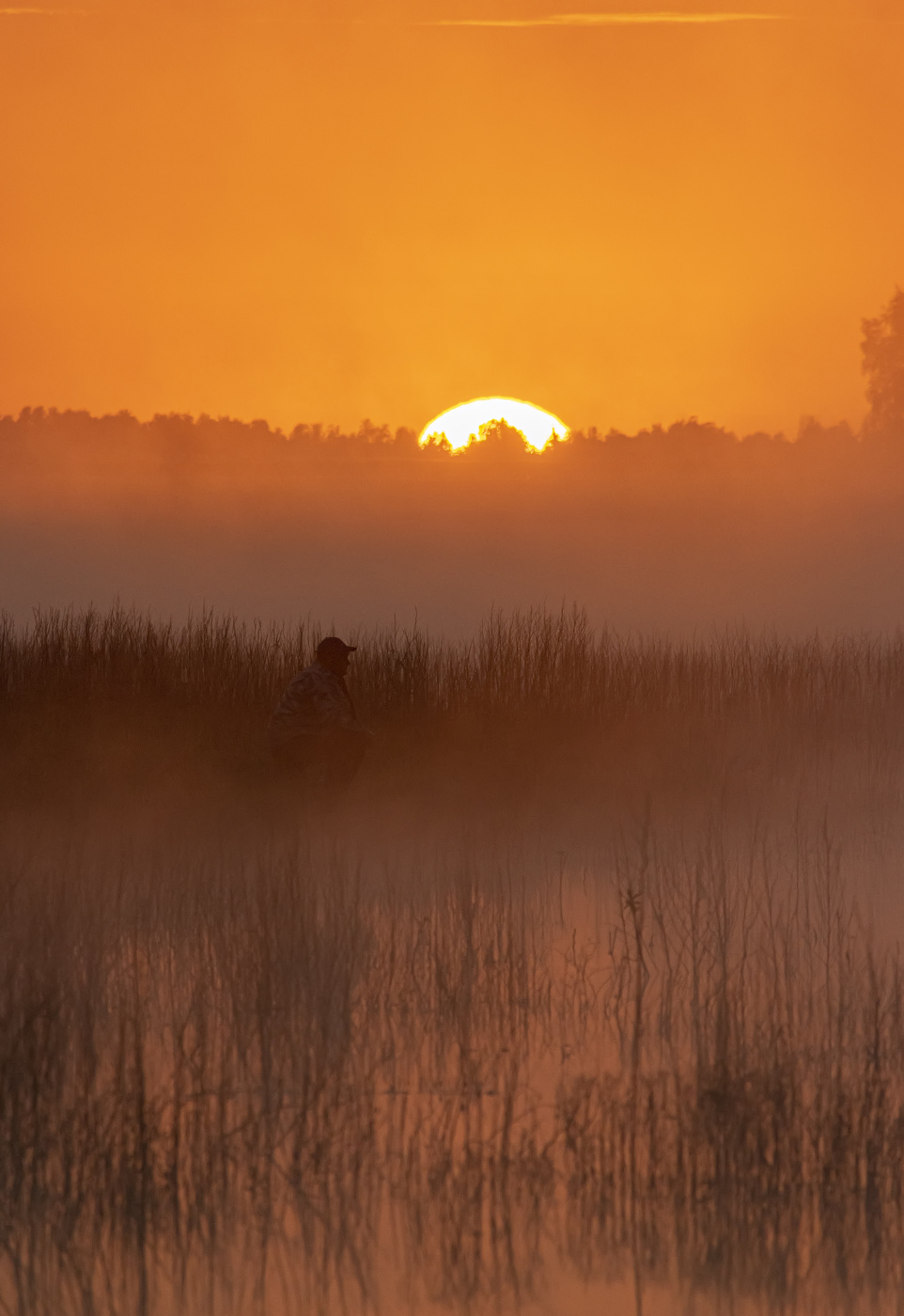 рыбак на восходе