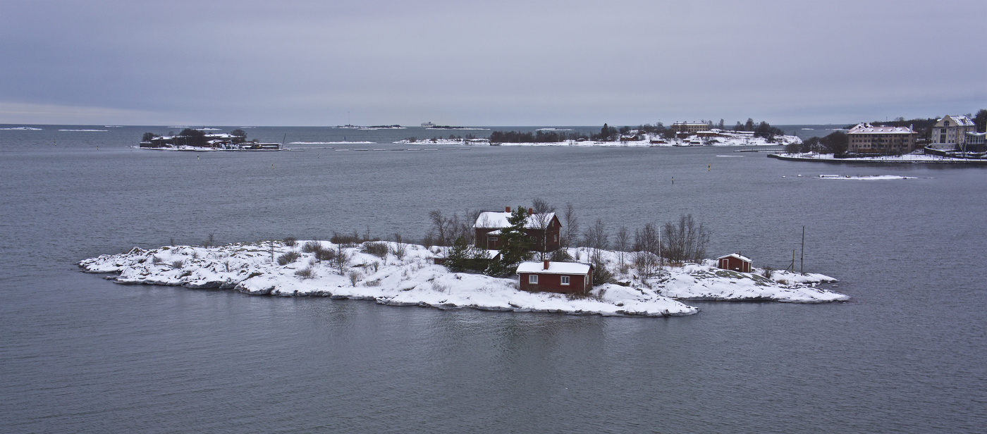 о. Русский февральским днём