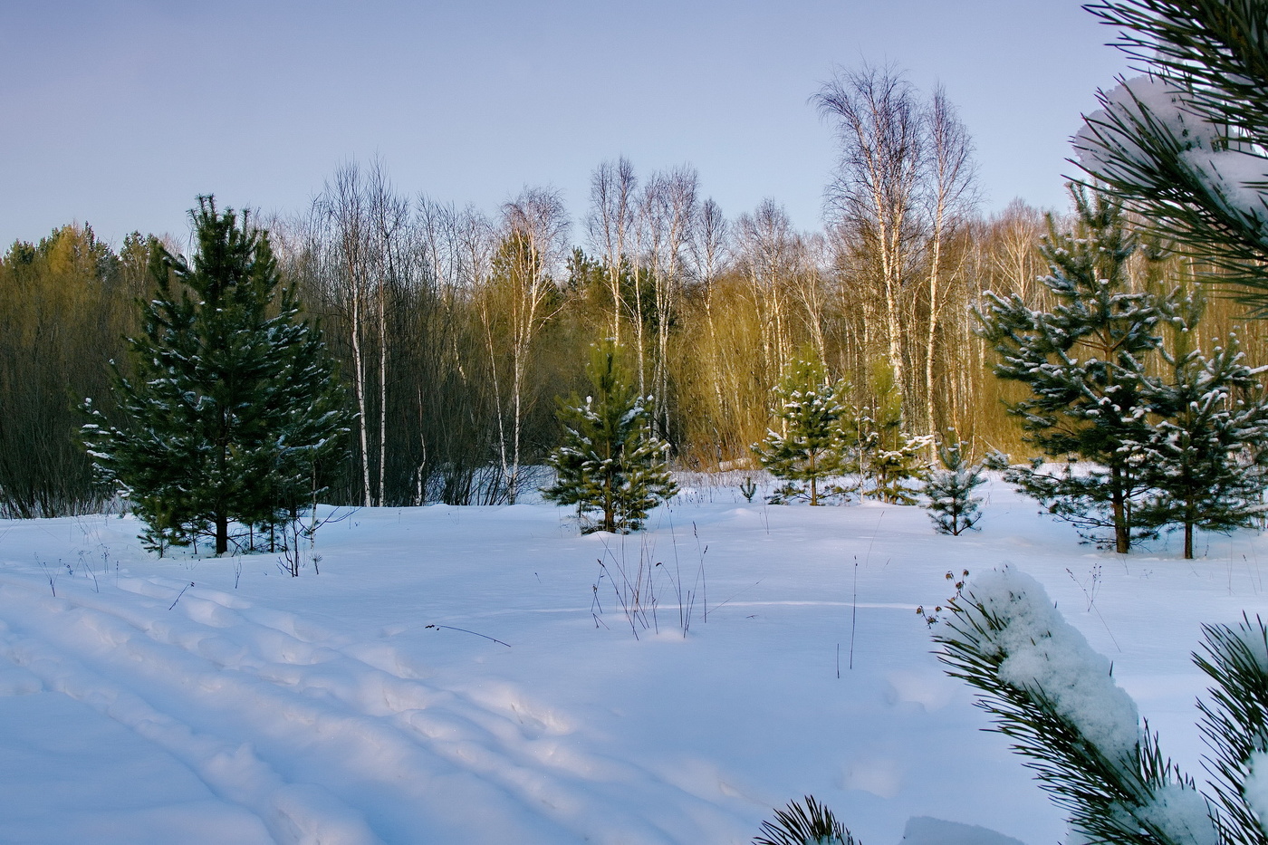 **Зимним днём.*