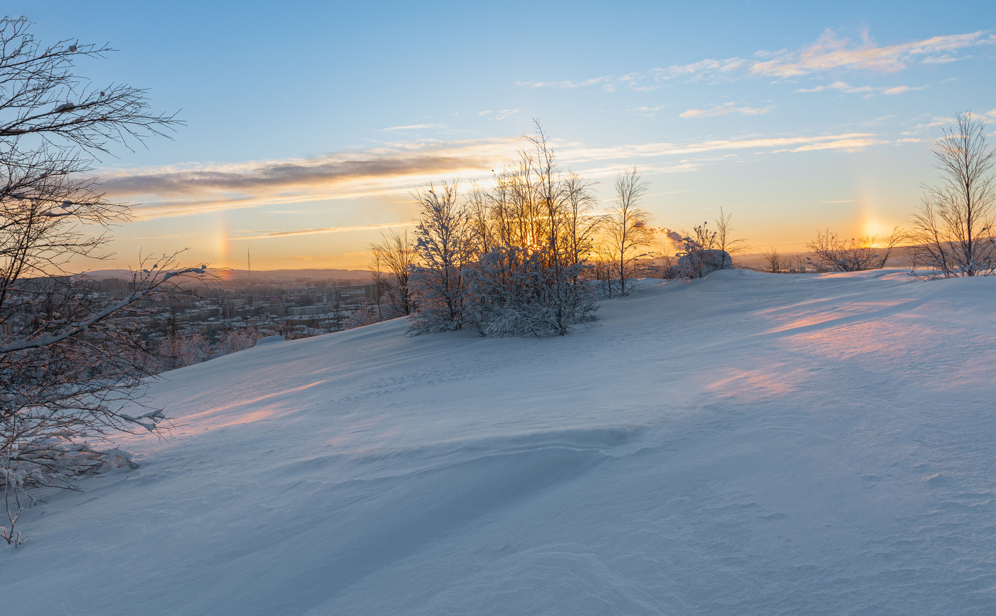 морозная радуга