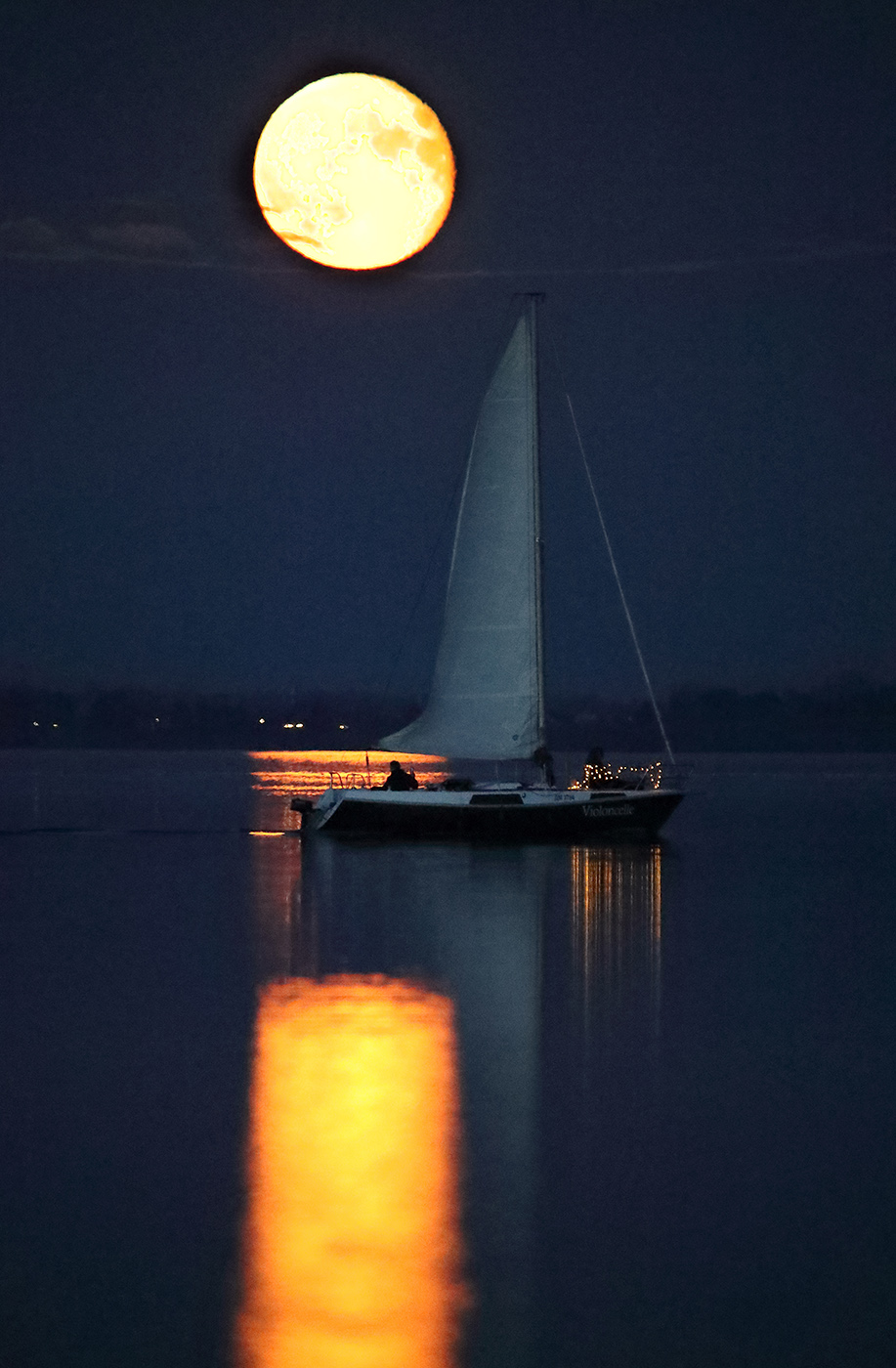 в лунном сиянии