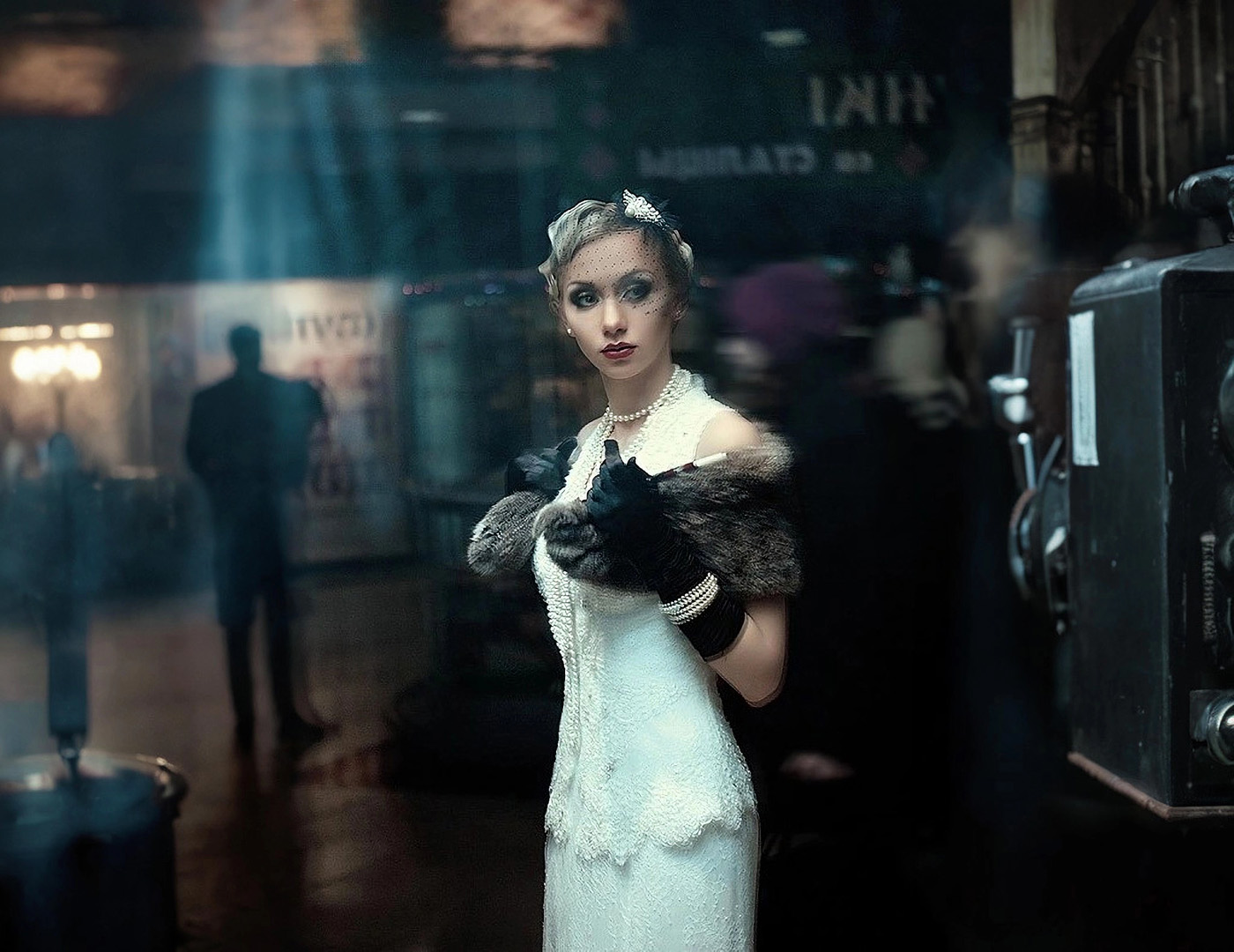 Портрет дамы с вуалью.