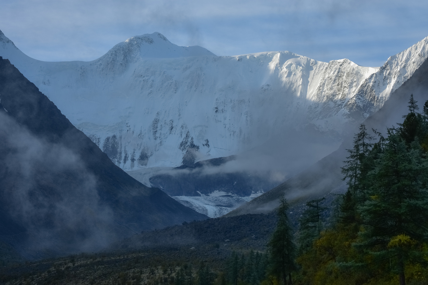 Алтай Белуха стена