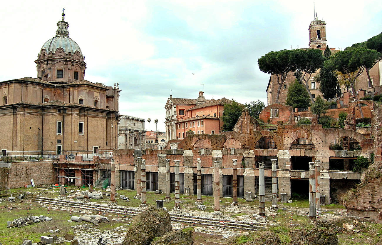 Раскопки в старом Риме
