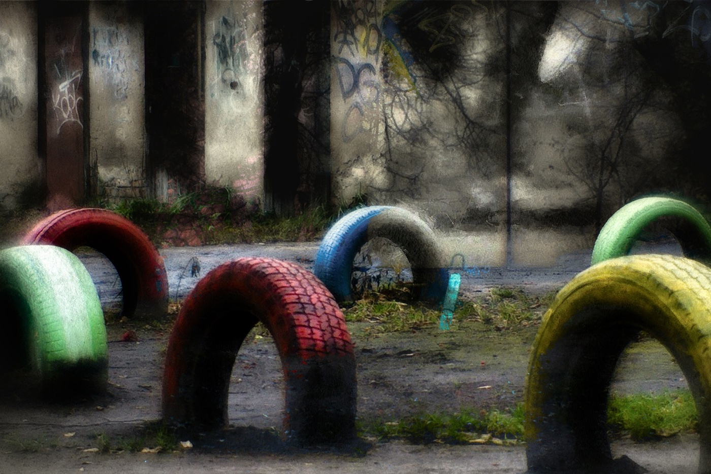 Дизайн дворовый.