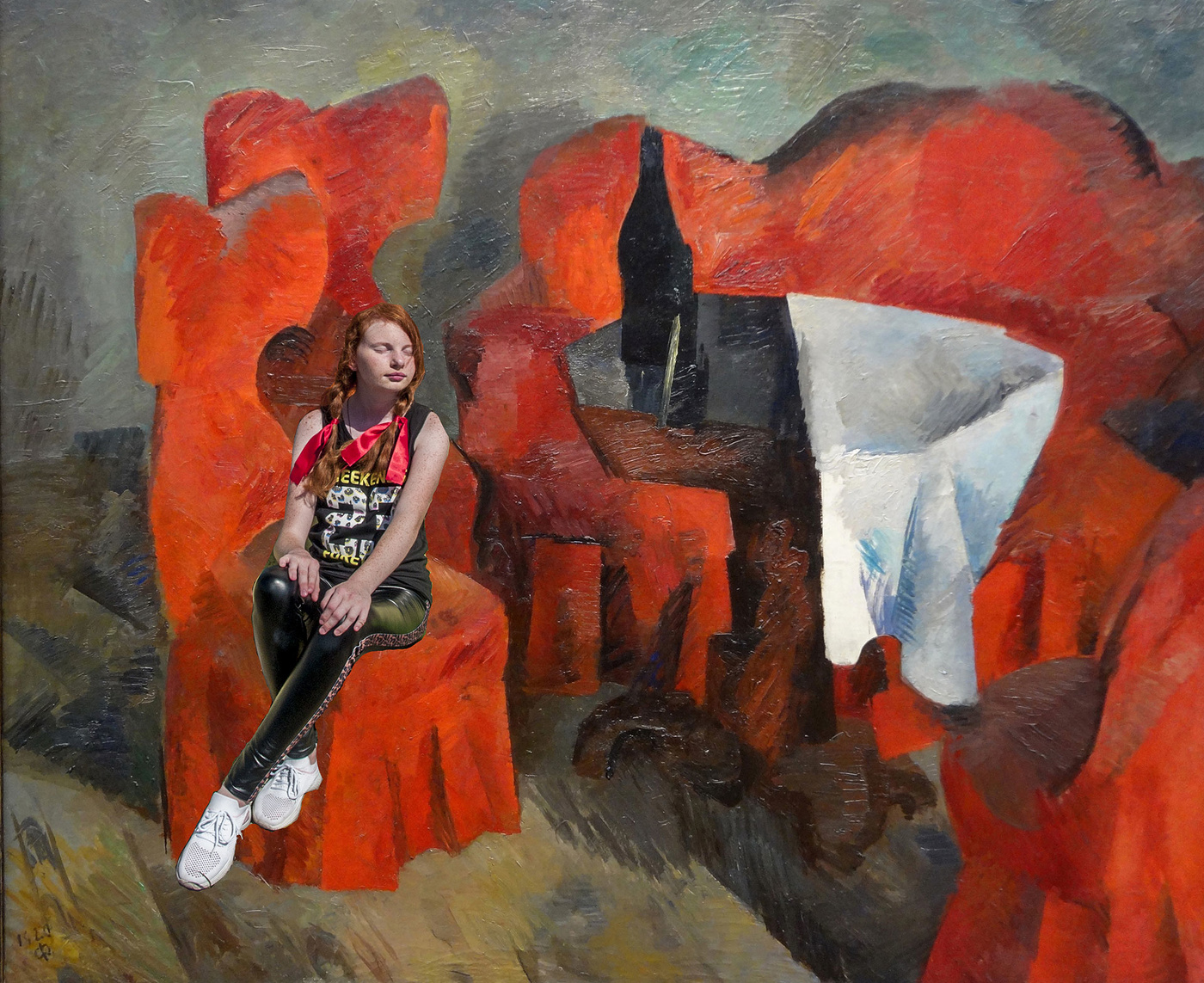 Оммаж. ,, В кабинете Большого Начальника ."