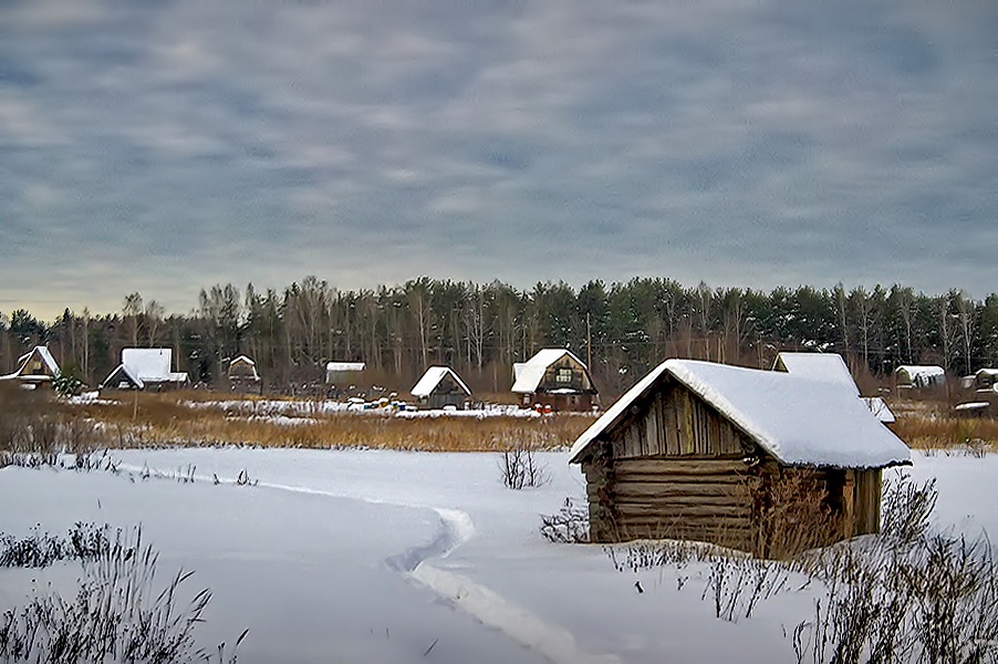 Вечерняя тишина.