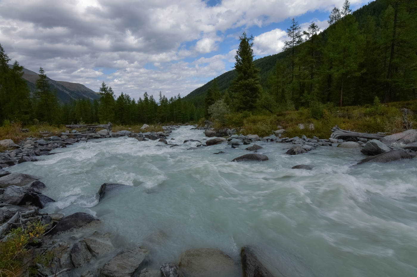 Река Аккем в Горном Алтае