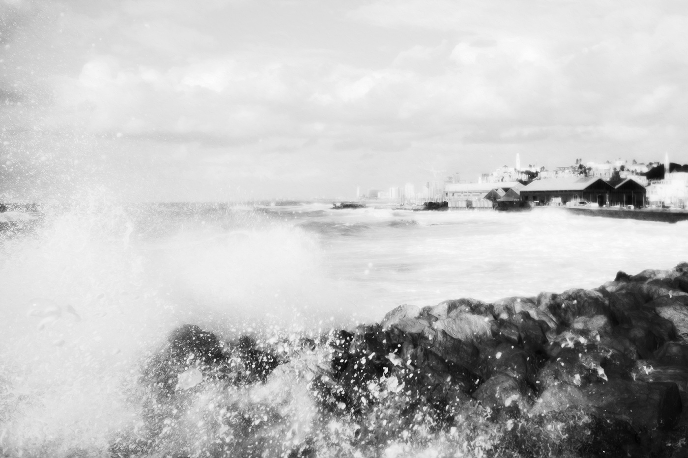 Яффо, штормит