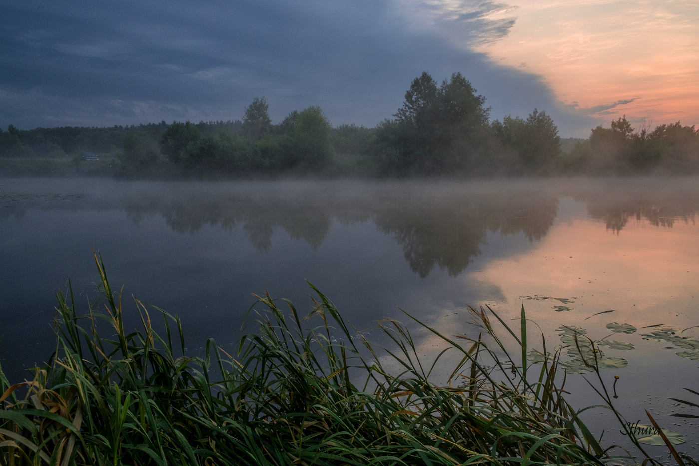 Туча ползёт.