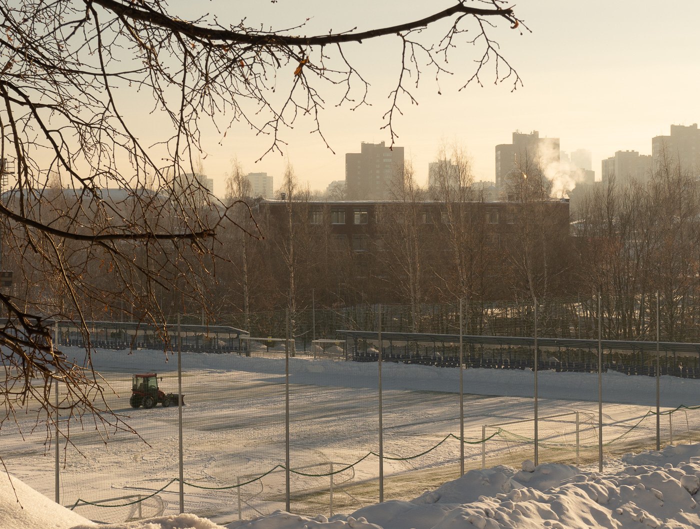 В городе N зима