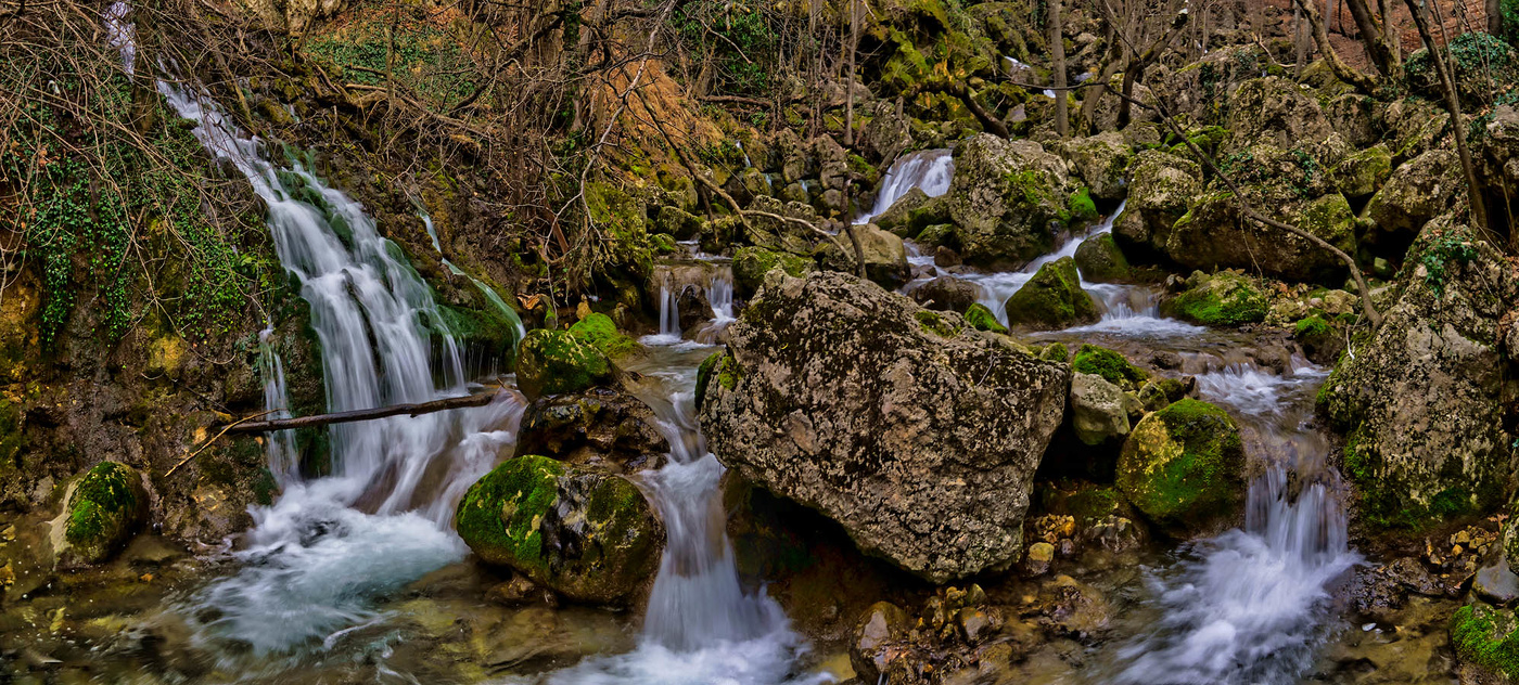 Февраль в Кизилкобинском ущелье