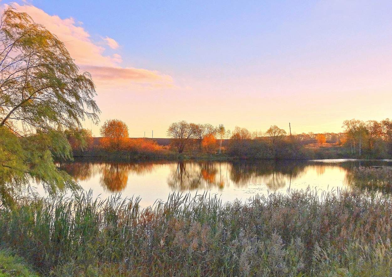 Вспоминая тёплый осенний вечер