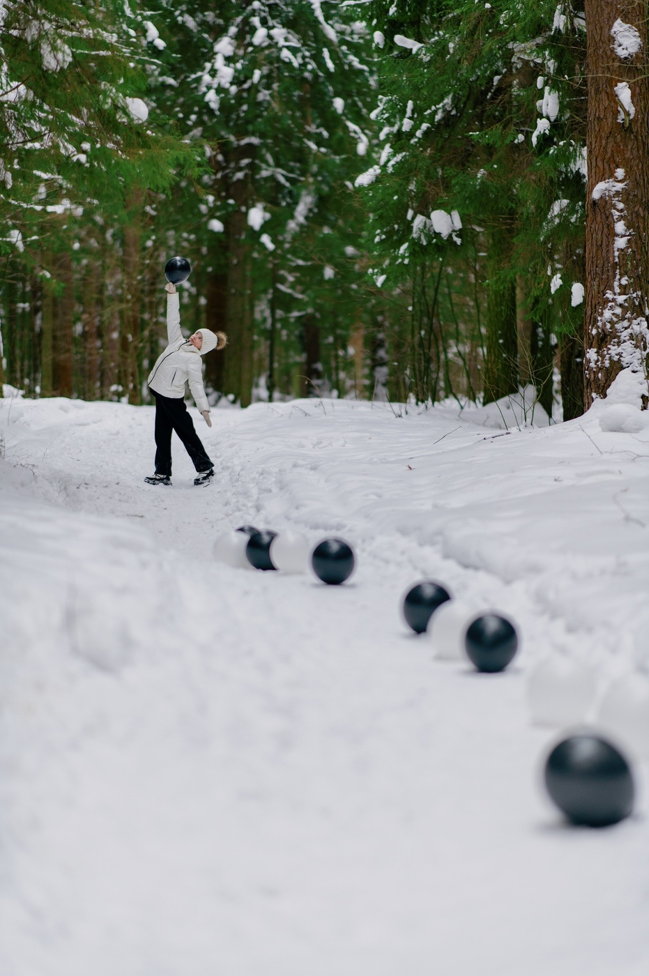 Тропинка из шариков