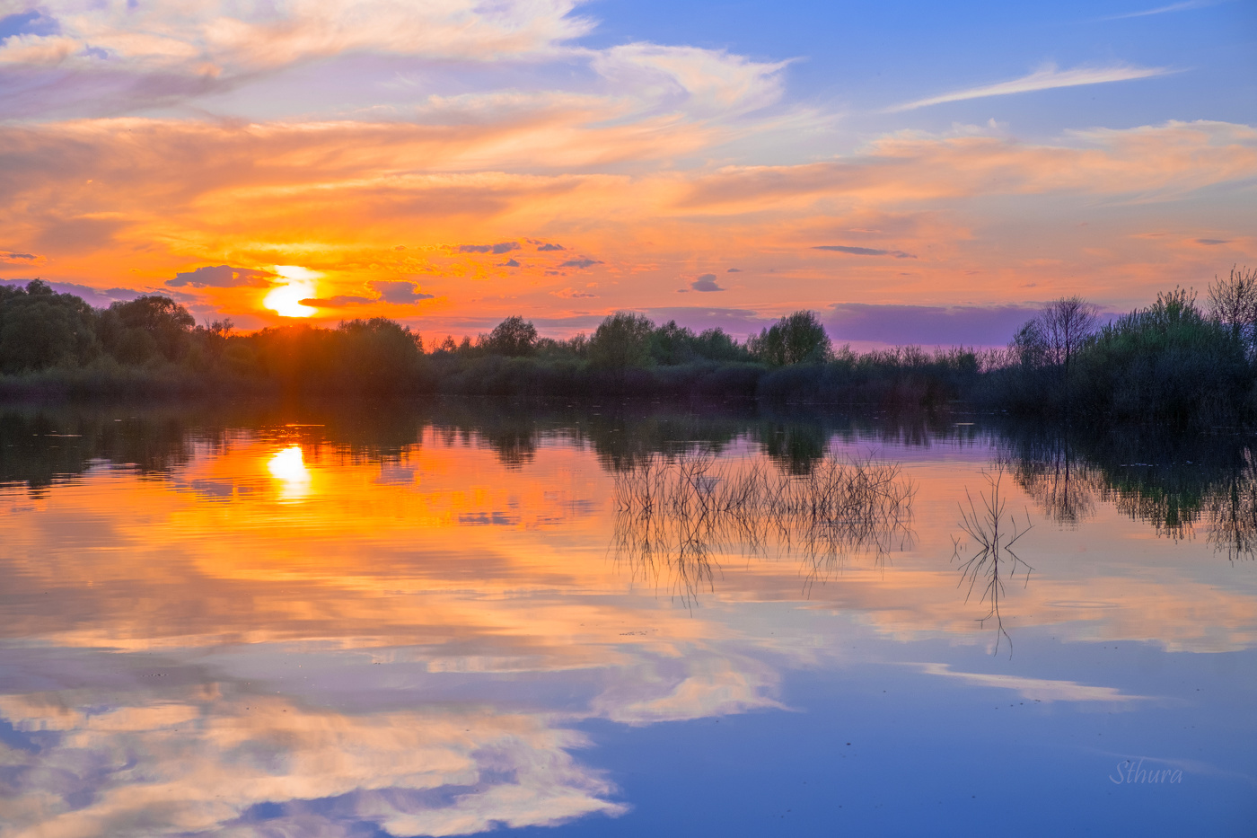 Летний вечер.