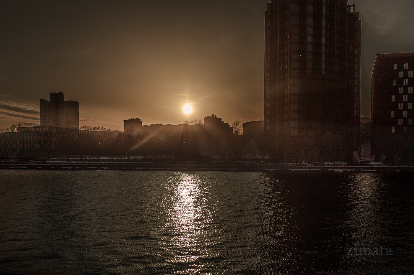 Закат над Москвой