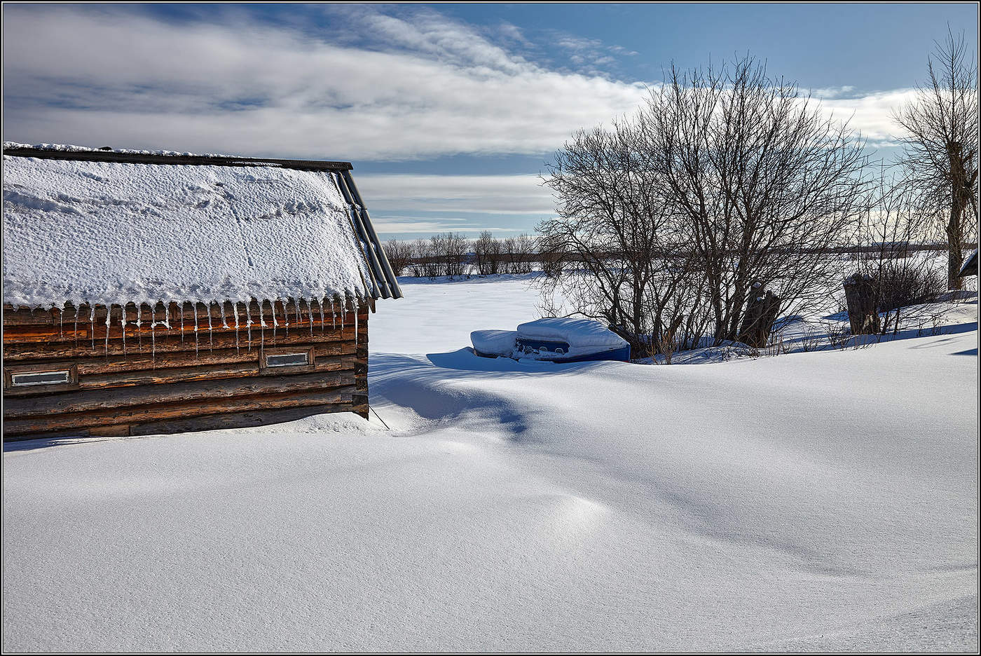 Первые признаки весны.