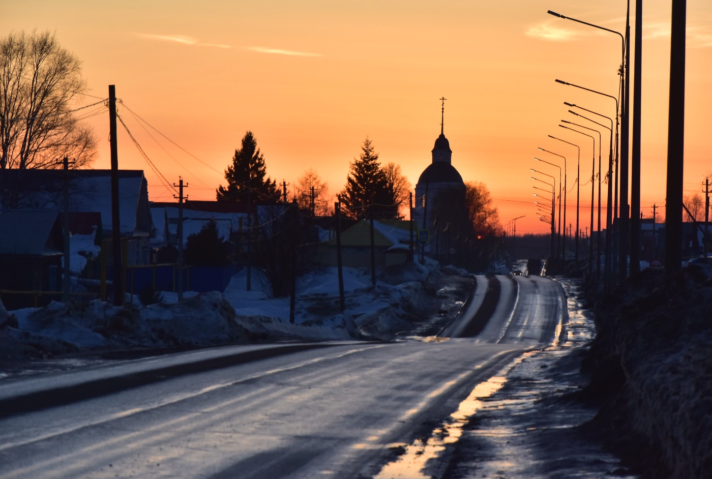 Мартовский закат