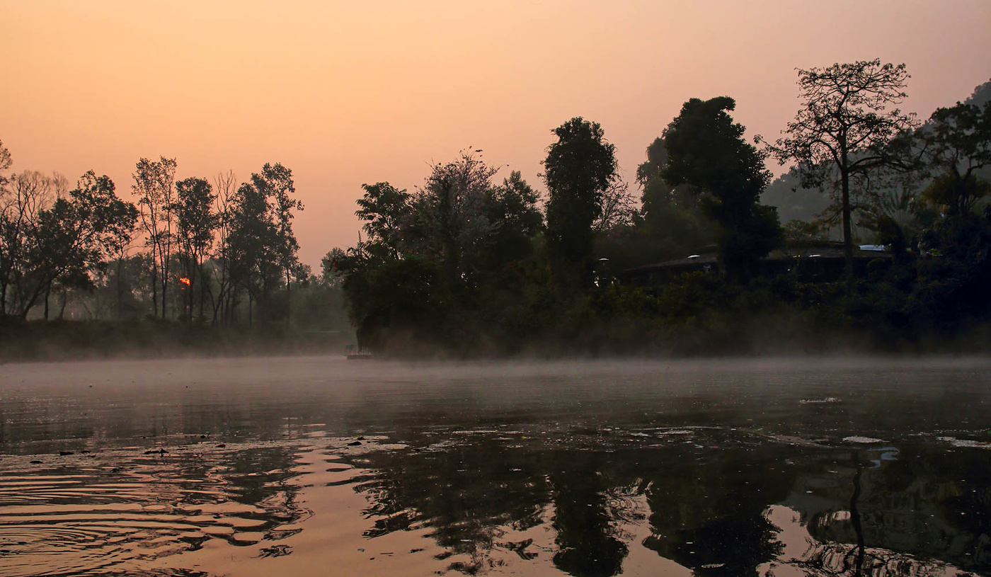 Утро на озере Фева