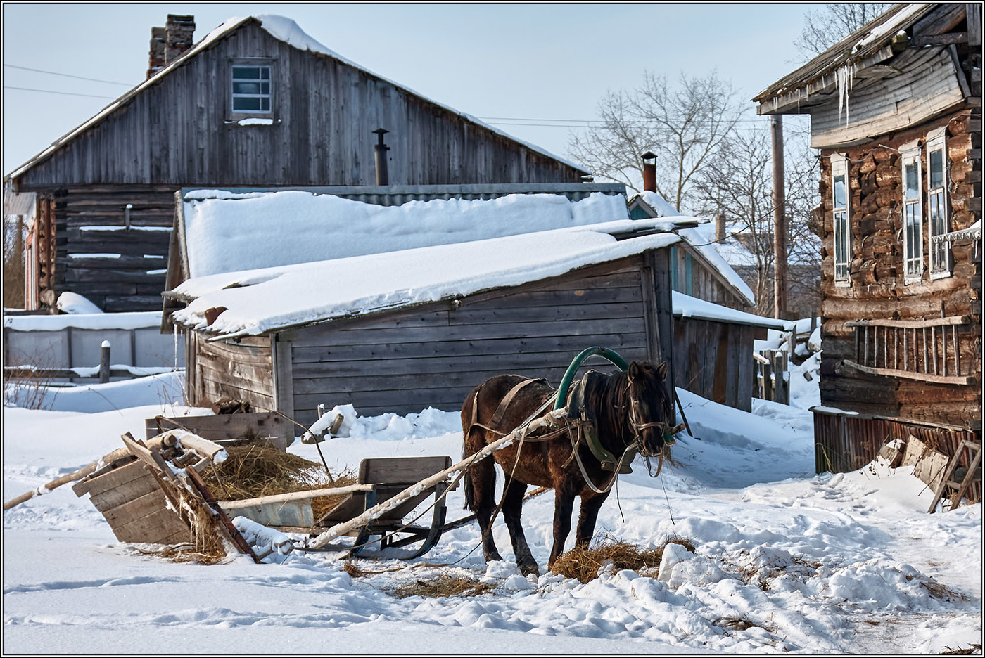 Зимний месяц март.
