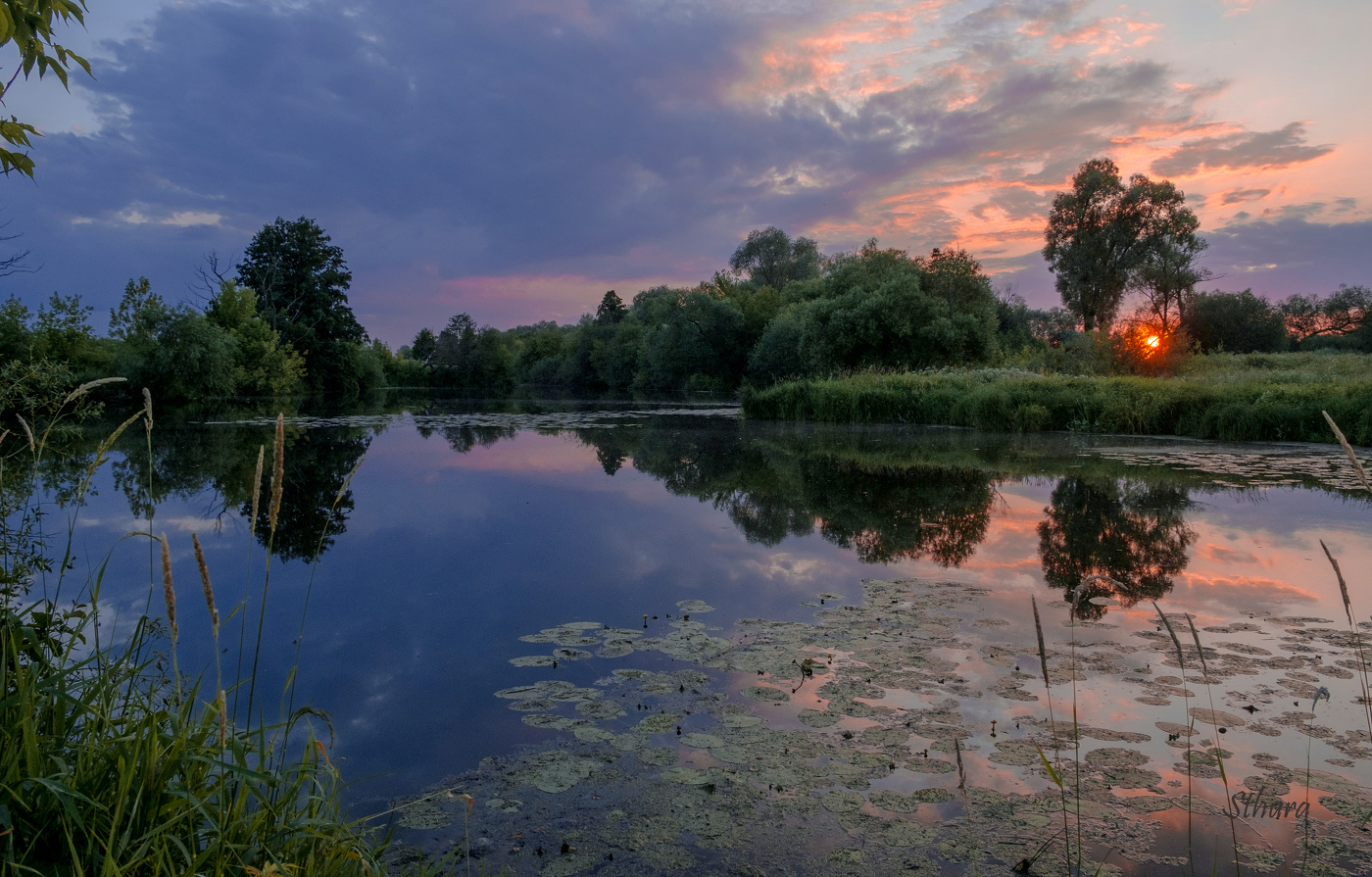 Небо на закате.