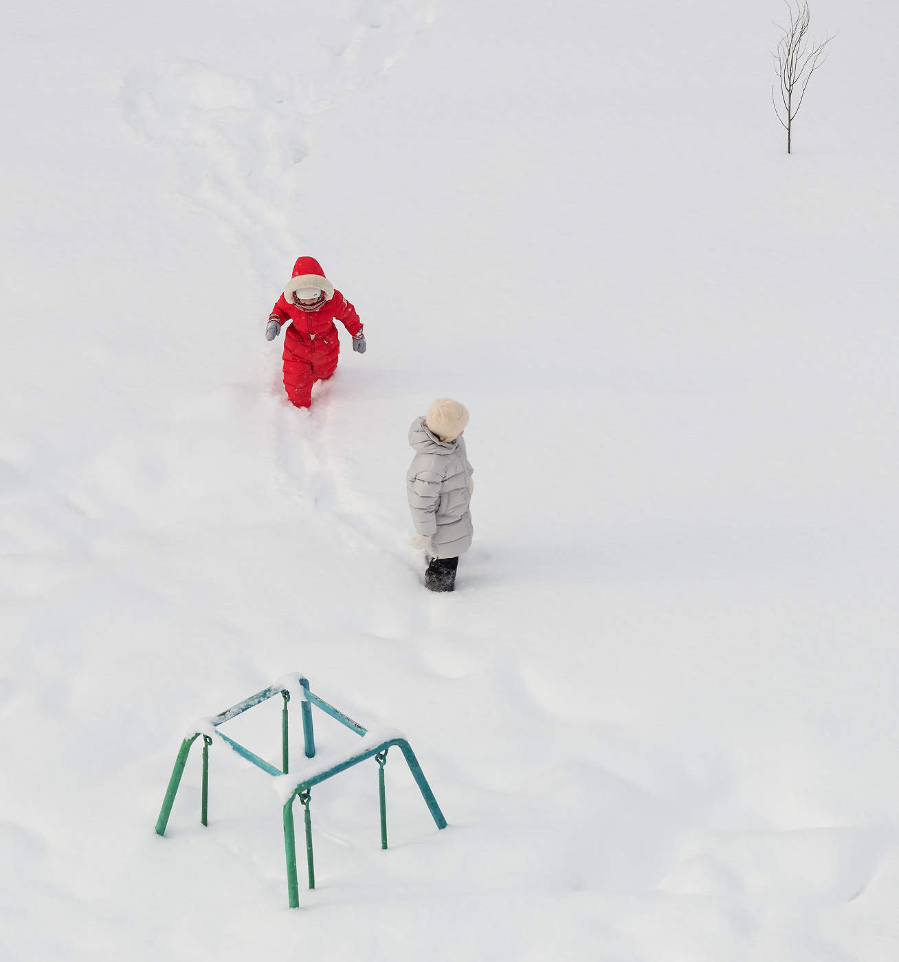 На прогулке...