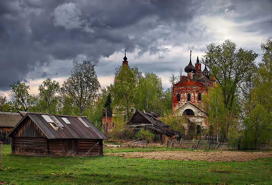 Грозовые тучи.