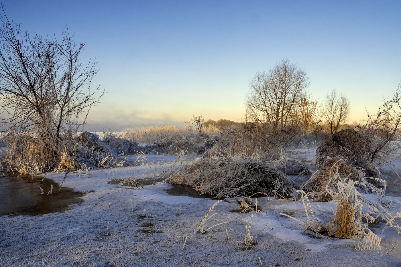 Зимний пейзаж. Январь.