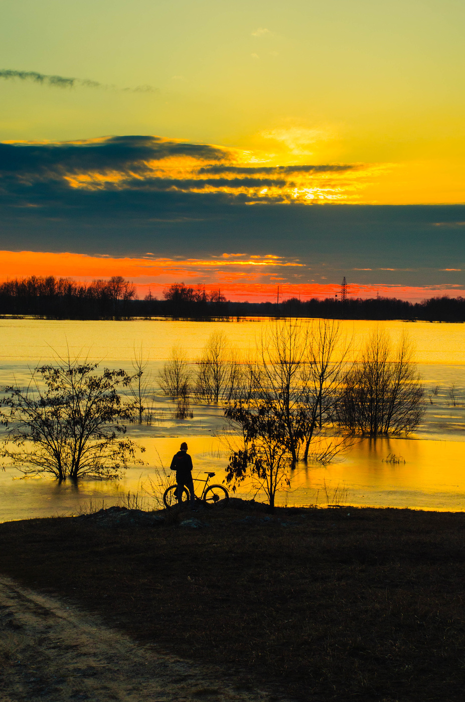 закат над сожем