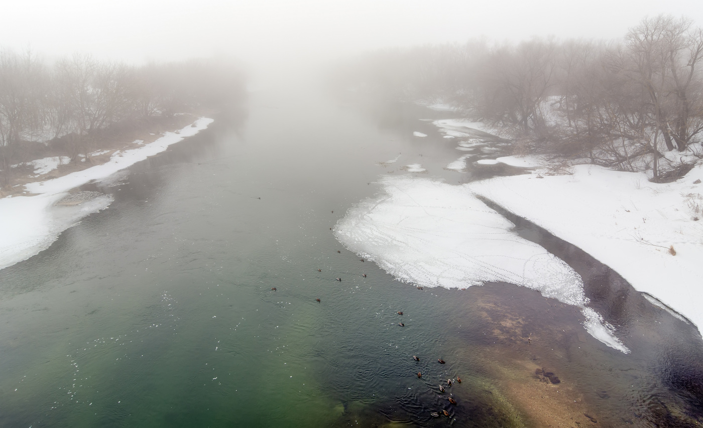с городского моста