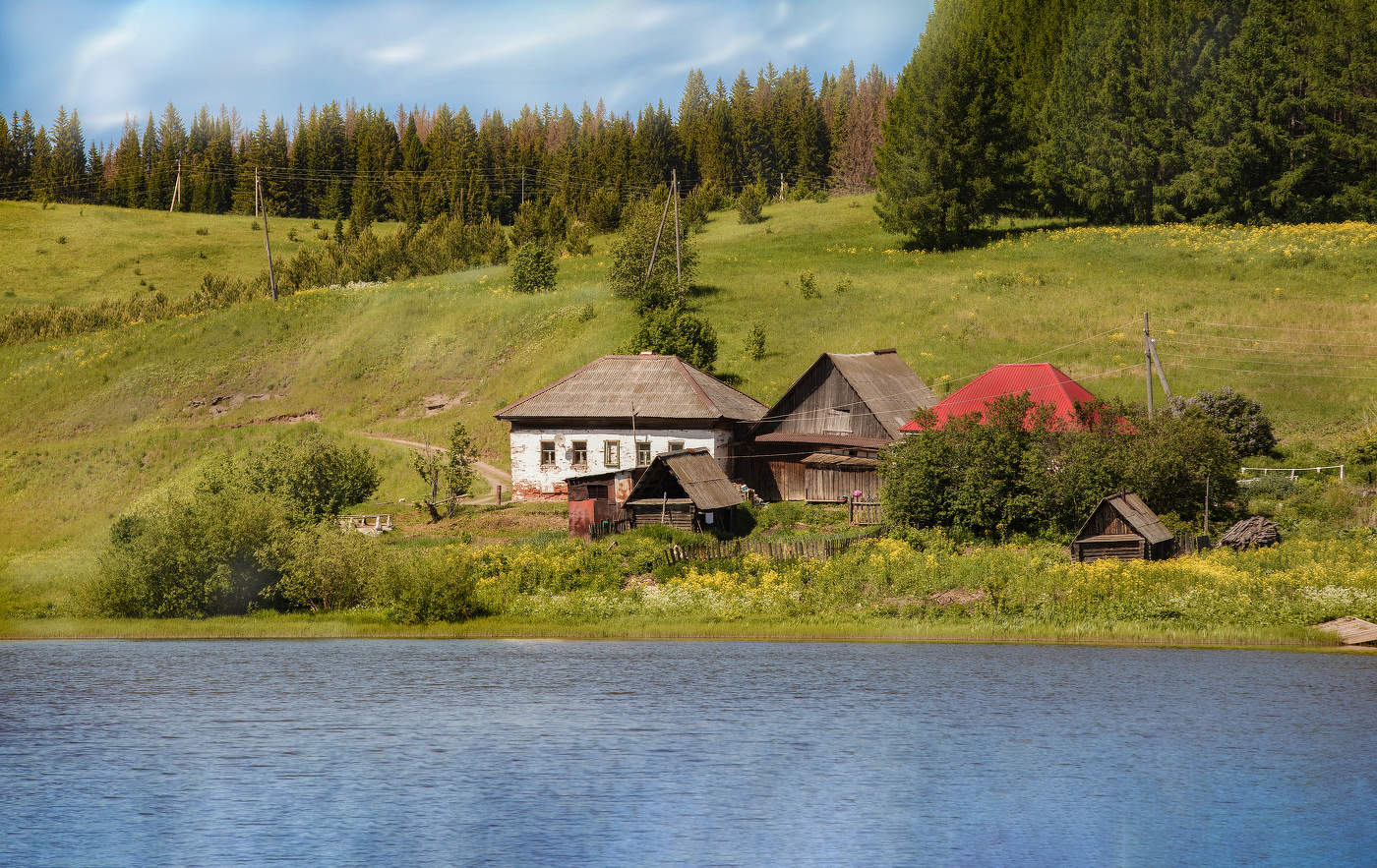 "Деревенский пейзаж"