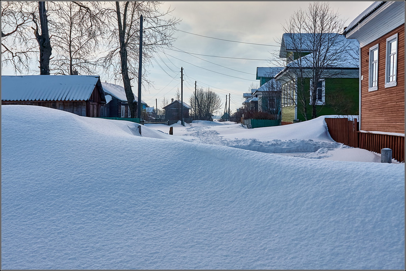 Зимний месяц март.