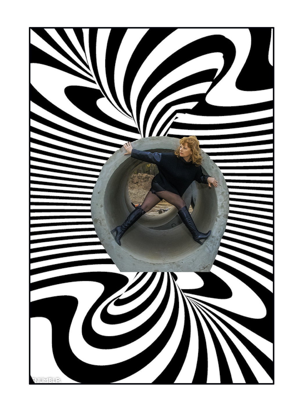 Кротовая нора. Побег в другую Вселенную. (шутка )