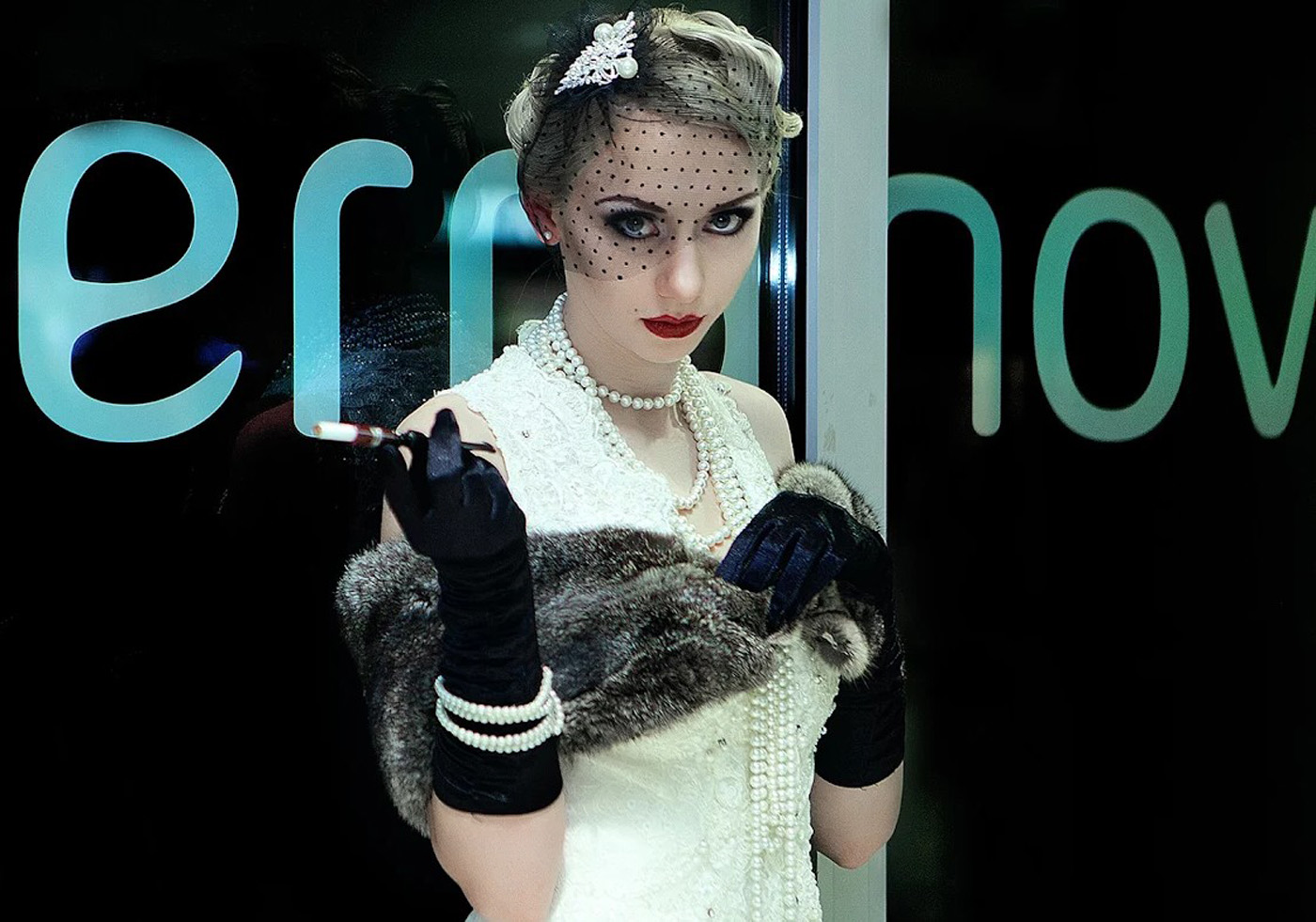 Дама с вуалью.