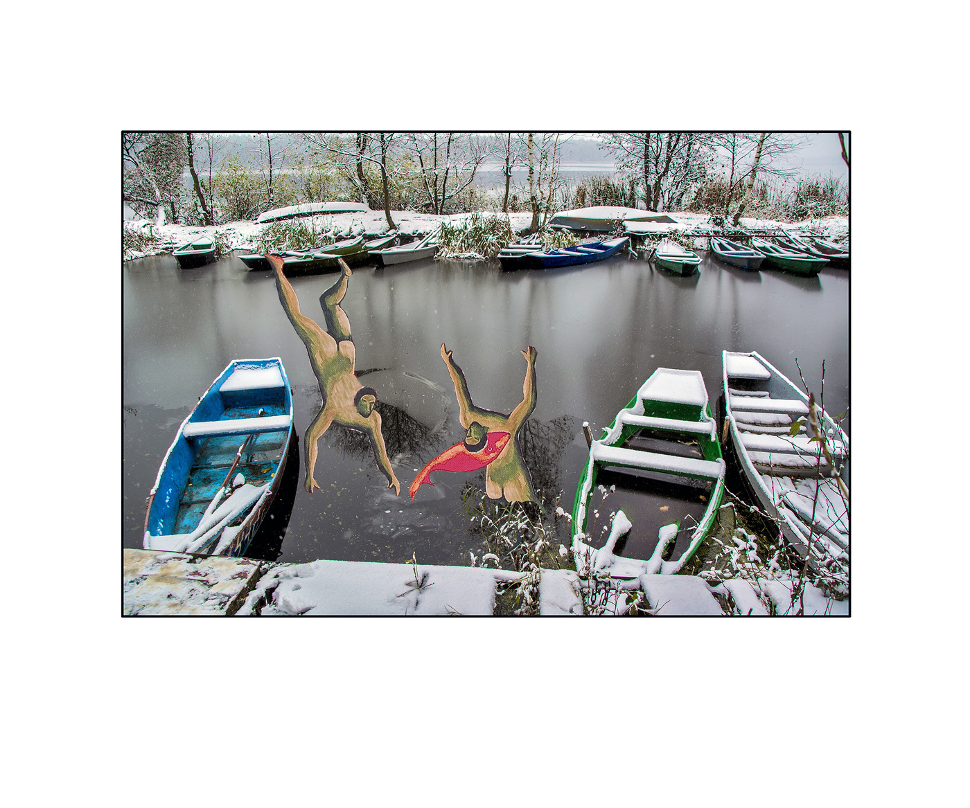 Опасность зимнего купания