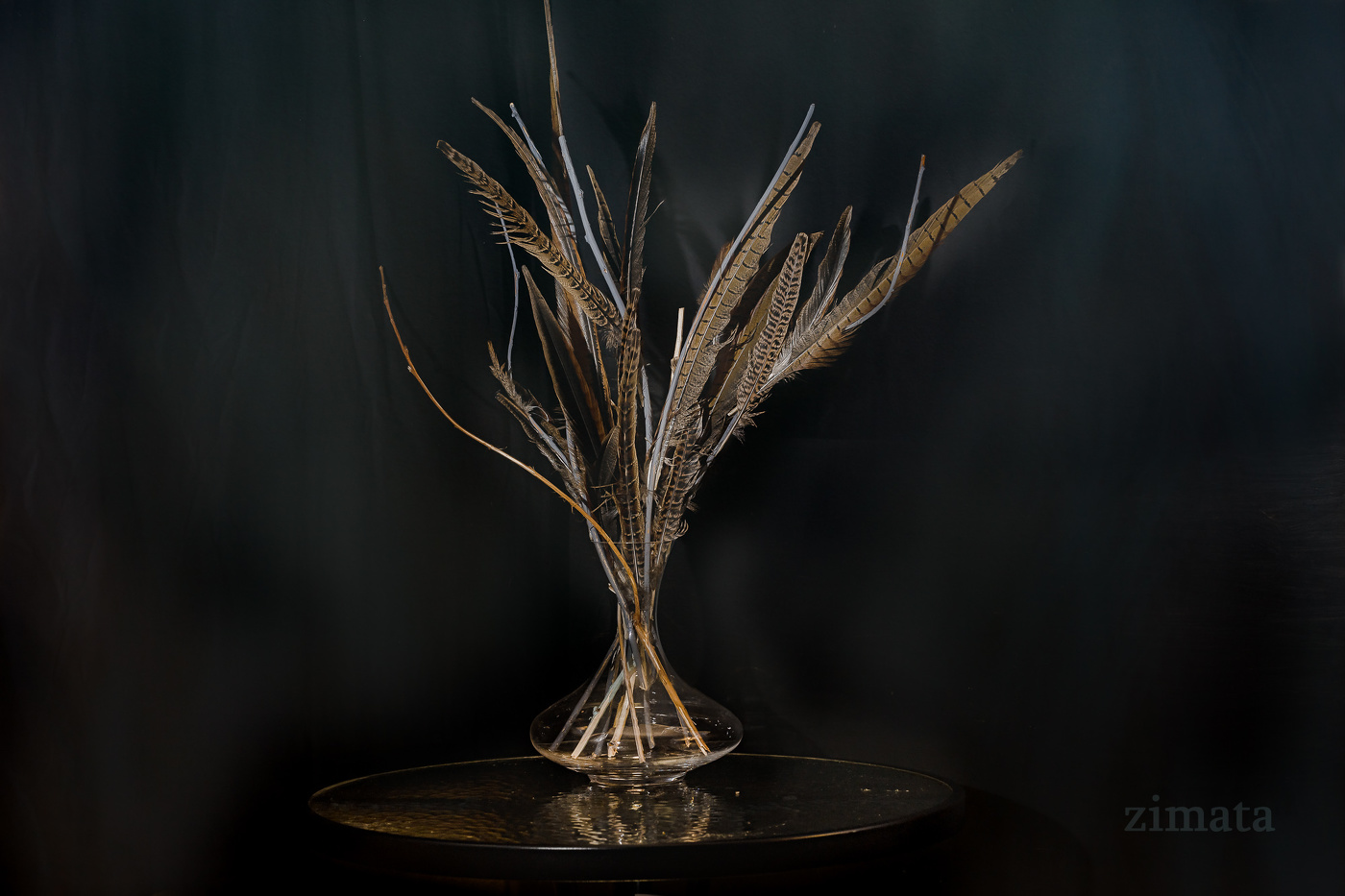 букет из перьев