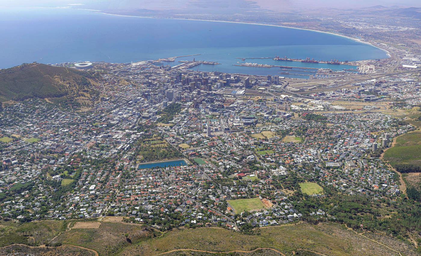 Кейптаун. Вид сверху