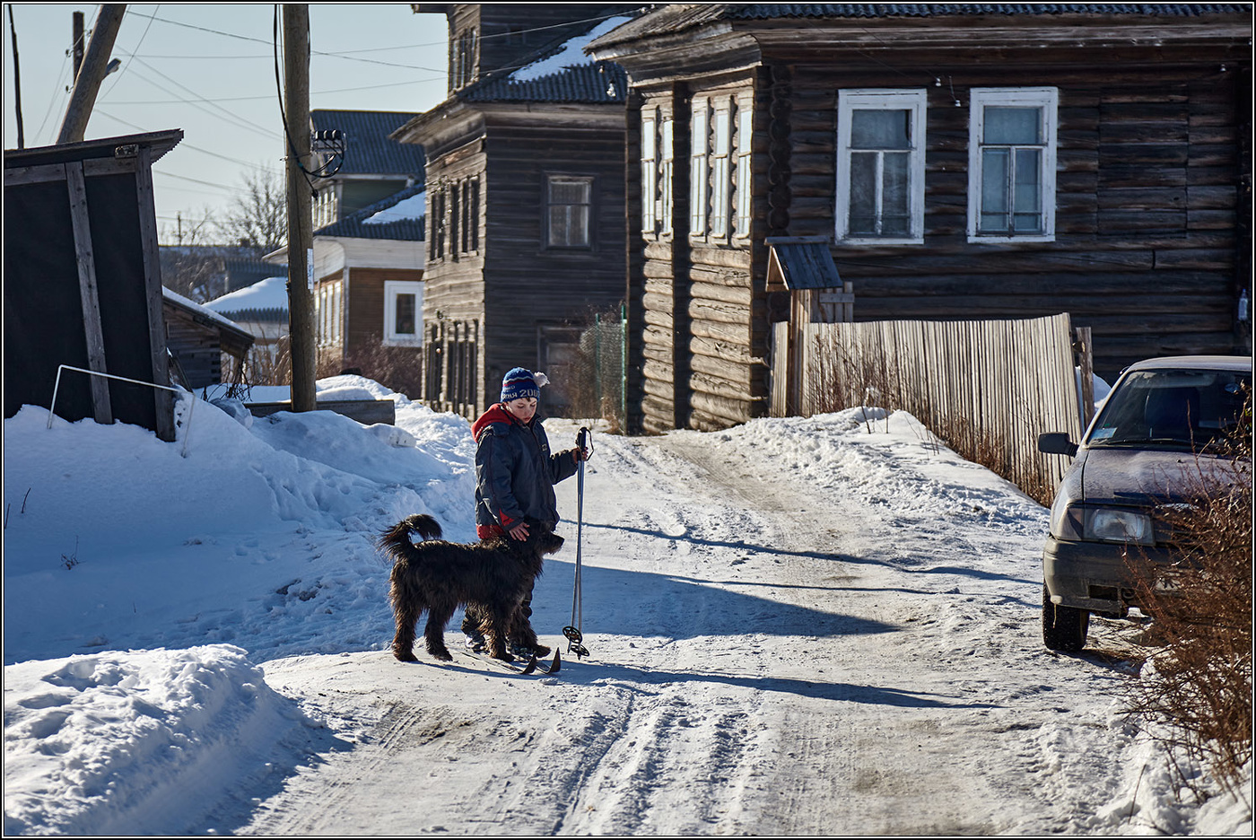 Зимний месяц март.