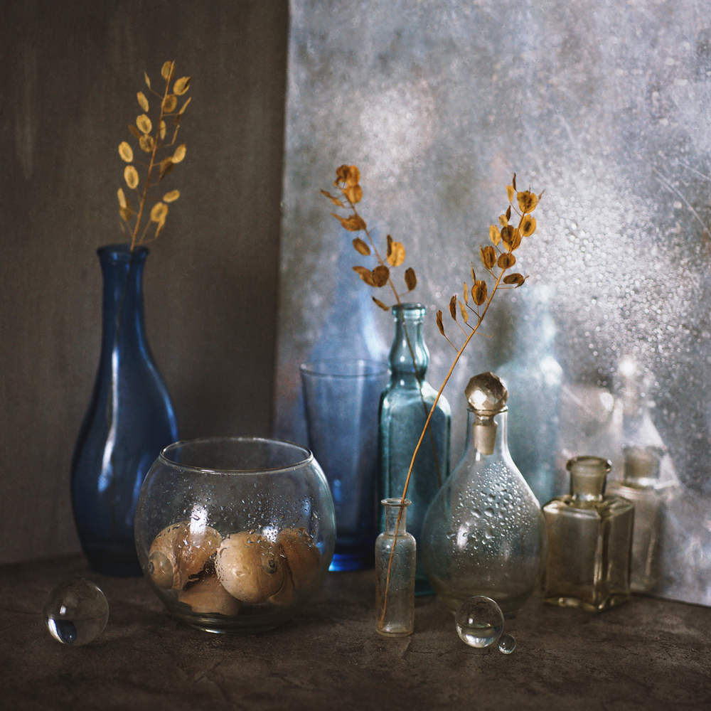 С ракушками...